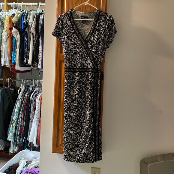 Style & Co Faux Wrap Dress - Picture 1 of 1
